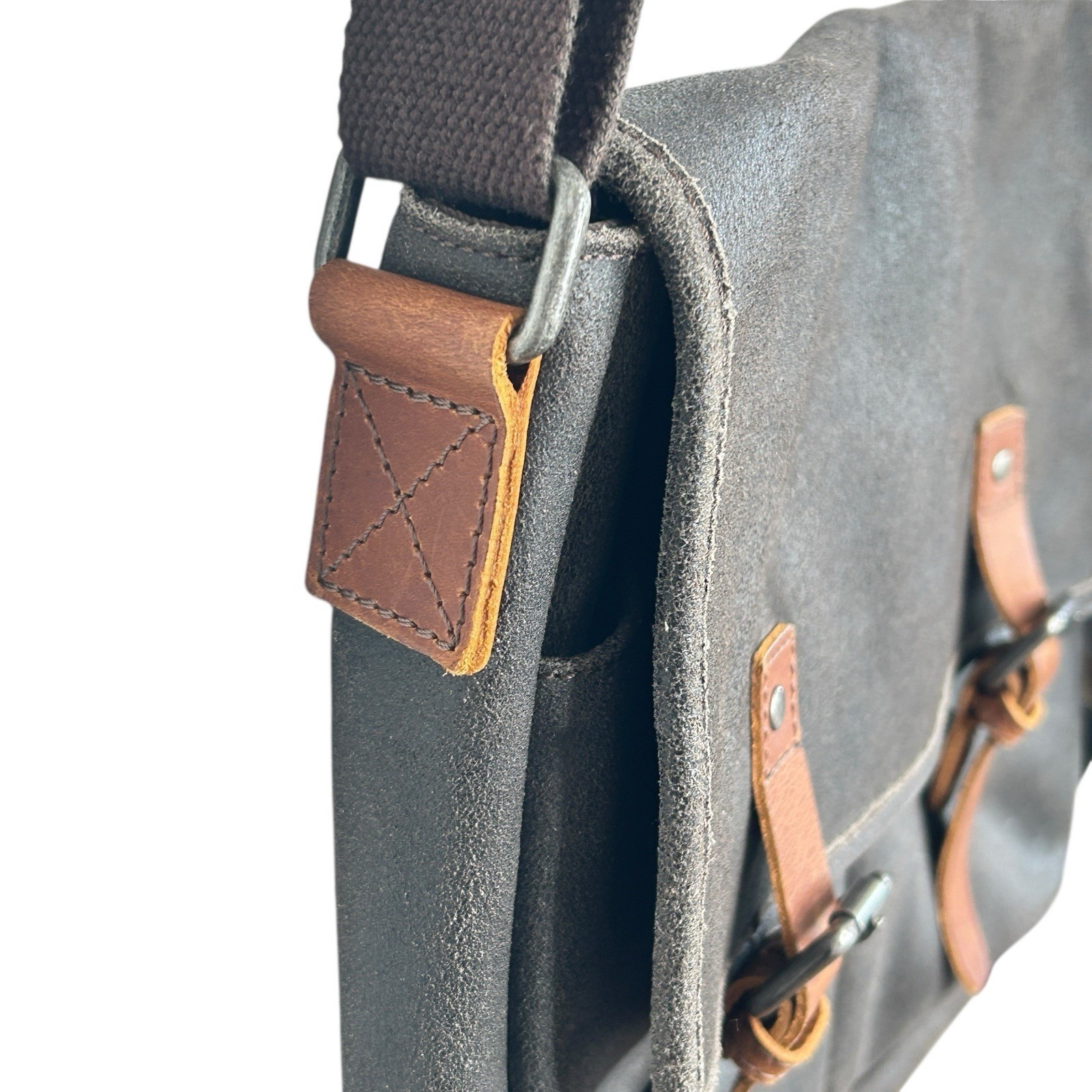 Jack Georges Voyager Dakota Messenger Bag Leather Office Commute Academia Nwt — image 5 of 8